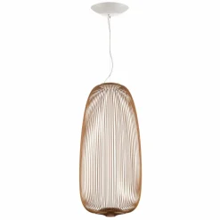 Foscarini Spokes 1 suspension LED dimmable cuivrée| Suspensions Led|Suspensions