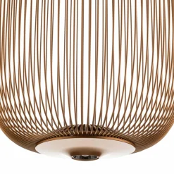 Foscarini Spokes 1 suspension LED dimmable cuivrée| Suspensions Led|Suspensions