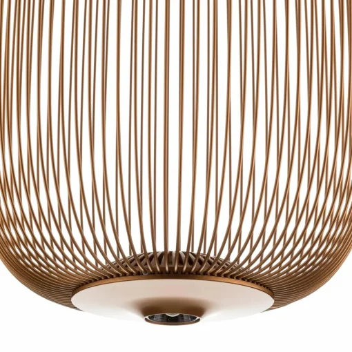 Foscarini Spokes 1 suspension LED dimmable cuivrée| Suspensions Led|Suspensions
