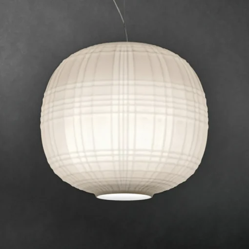 Foscarini Tartan suspension LED, blanche| Suspensions Led|Suspensions