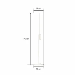 Foscarini Tobia terra lampadaire LED, blanc| Lampadaires Led|Lampadaires