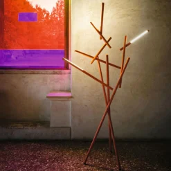 Foscarini Tuareg lampadaire LED, variateur, orange| Lampadaires Led|Lampadaires