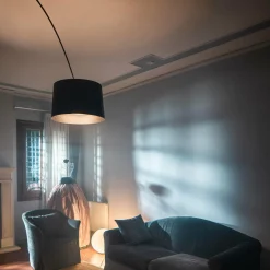 Foscarini Twiggy Elle MyLight lampadaire CCT noir| Luminaires Led D'Intérieur