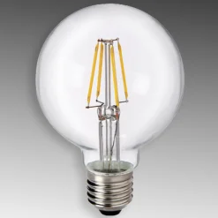 Sylvania Globe LED E27 6 W 827 G80 transparent| Ampoules Filament|Ampoules Filament