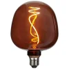 STAR TRADING Globe LED G125 Cognac Apple E27 2 W 1 800 K| Ampoules Led E27|Ampoules Led