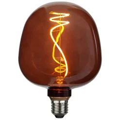 STAR TRADING Globe LED G125 Cognac Apple E27 2 W 1 800 K| Ampoules Led E27|Ampoules Led