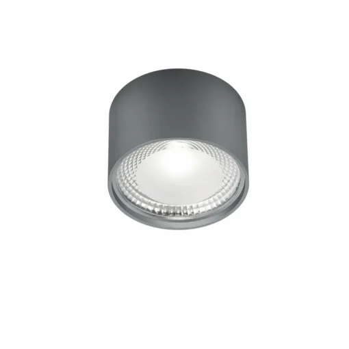 Helestra Kari plafonnier LED, rond, nickel| Plafonniers Led|Plafonniers