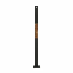 HerzBlut Lampe sur pied LED Lana del nero, bois, intensité variable| Lampadaires Led|Lampadaires