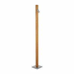 HerzBlut Lampe sur pied LED Leonora, bois, liseuse LED, intensité variable| Lampadaires Led|Lampadaires