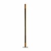 HerzBlut Lampe sur pied LED Karl G, bois/granit, intensité variable| Lampadaires Led|Lampadaires