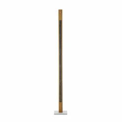 HerzBlut Lampe sur pied LED Karl G, bois/granit, intensité variable| Lampadaires Led|Lampadaires