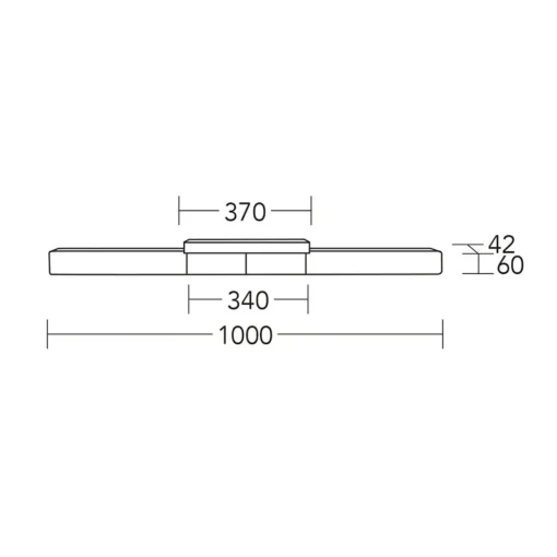 HerzBlut Plafonnier LED Lana del bianco, bois, intensité variable| Plafonniers Led|Plafonniers