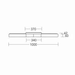 HerzBlut Plafonnier LED Lana del bronco, bois, intensité variable| Plafonniers Led|Plafonniers