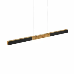 HerzBlut Suspension LED Lana del nero, bois, intensité variable| Suspensions Led|Suspensions