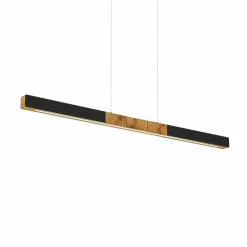 HerzBlut Suspension LED Lana del nero, bois, intensité variable| Suspensions Led|Suspensions
