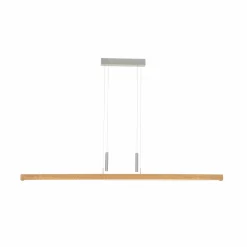 HerzBlut Suspension LED Leonora, 121 cm, bois, intensité variable| Suspensions Led|Suspensions