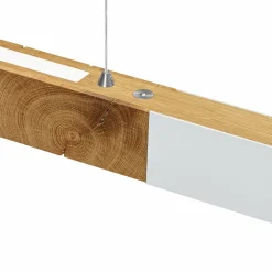 HerzBlut Suspension LED Lana del bianco, bois, intensité variable| Suspensions Led|Suspensions