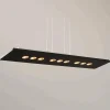ICONE Confort suspension LED en noir-doré| Suspensions Led|Suspensions