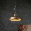ICONE Duetto LED Suspension 927 Ø55cm bronze/or| Suspensions Led|Suspensions