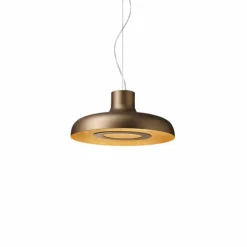 ICONE Duetto LED Suspension 927 Ø55cm bronze/or| Suspensions Led|Suspensions