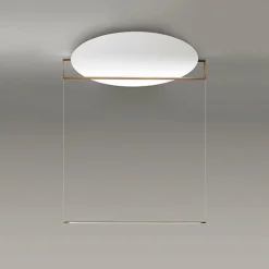 ICONE Essenza suspension LED 927 90cm blanc/bronze| Suspensions Led|Suspensions