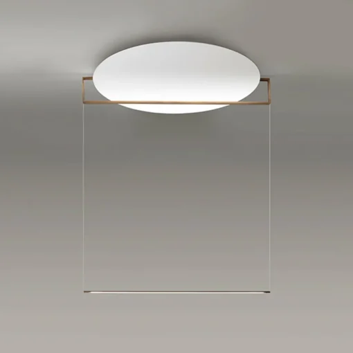 ICONE Essenza suspension LED 927 90cm blanc/bronze| Suspensions Led|Suspensions