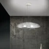 ICONE Masai Suspension 927 Triac 90x50cm argent/fer| Suspensions Led|Suspensions
