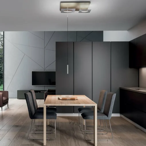 ICONE Plafonnier LED Petra-S3 ecrú, aluminium| Plafonniers Led|Plafonniers
