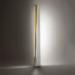 ICONE Reverse - Lampe sur pied LED avec feuille d'or| Lampadaires Led|Lampadaires