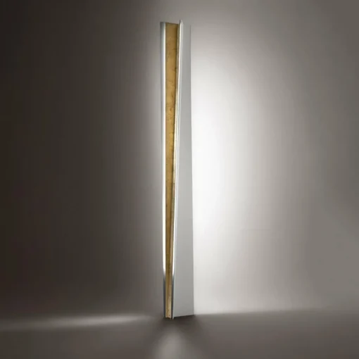 ICONE Reverse - Lampe sur pied LED avec feuille d'or| Lampadaires Led|Lampadaires