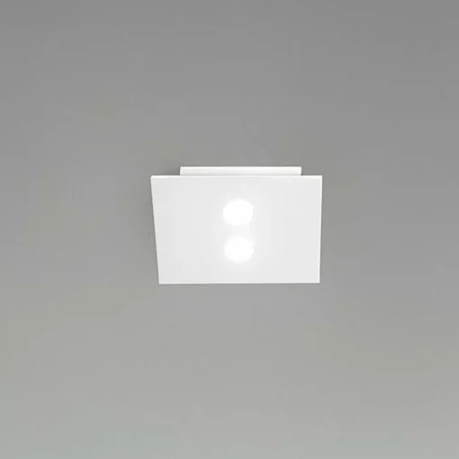 ICONE Slim - petit plafonnier LED à 2 lampes. blanc| Plafonniers Led|Plafonniers