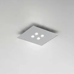 ICONE Slim - plafonnier LED à 4 lampes blanc| Plafonniers Led|Plafonniers