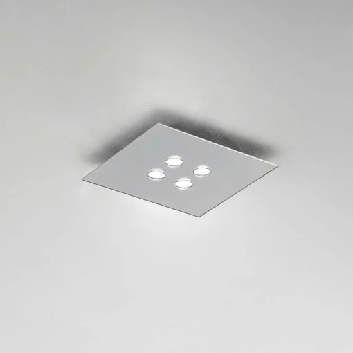 ICONE Slim - plafonnier LED à 4 lampes blanc| Plafonniers Led|Plafonniers