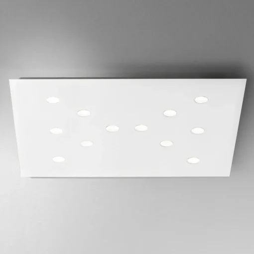 ICONE Slim - plafonnier LED plat, à 12 lampes. blanc| Plafonniers Led|Plafonniers