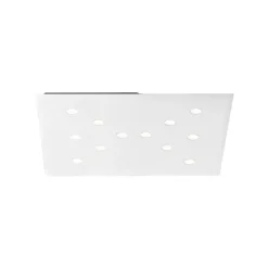 ICONE Slim - plafonnier LED plat, à 12 lampes. blanc| Plafonniers Led|Plafonniers