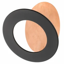 ICONE Vera applique murale LED 930 Ø26cm cuivre/noir| Appliques Murales Led|Appliques Murales