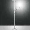 Fabas Luce Ideal lampadaire LED avec liseuse, blanc| Lampadaires Led|Lampadaires