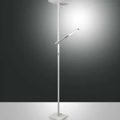 Fabas Luce Ideal lampadaire LED avec liseuse, blanc| Lampadaires Led|Lampadaires