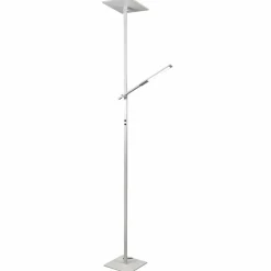 Fabas Luce Ideal lampadaire LED avec liseuse, blanc| Lampadaires Led|Lampadaires