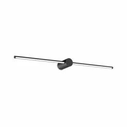 Ideallux Ideal Lux applique murale LED pour salle de bain Filo noir largeur 75 cm| Appliques Murales Led|Appliques Murales
