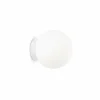 Ideallux Ideal Lux applique murale Mapa, Ø 10 cm, verre opalin, blanc, sphère| Luminaires Led D'Intérieur