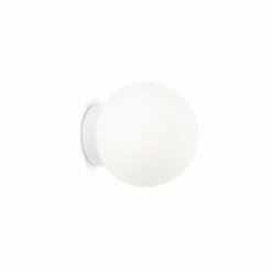 Ideallux Ideal Lux applique murale Mapa, Ø 10 cm, verre opalin, blanc, sphère| Luminaires Led D'Intérieur