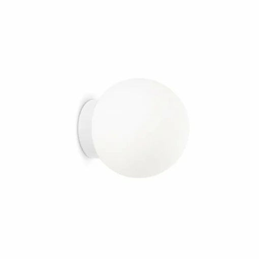 Ideallux Ideal Lux applique murale Mapa, Ø 10 cm, verre opalin, blanc, sphère| Luminaires Led D'Intérieur