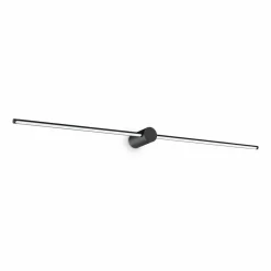 Ideallux Ideal Lux applique murale LED pour salle de bain Filo, noir, largeur 115 cm| Appliques Murales Led|Appliques Murales