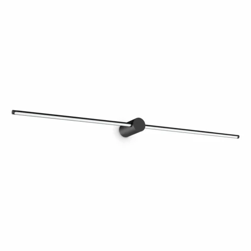 Ideallux Ideal Lux applique murale LED pour salle de bain Filo, noir, largeur 115 cm| Appliques Murales Led|Appliques Murales