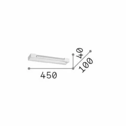 Ideallux Ideal Lux applique murale LED Balance noir, métal largeur 45 cm| Appliques Murales Led|Appliques Murales