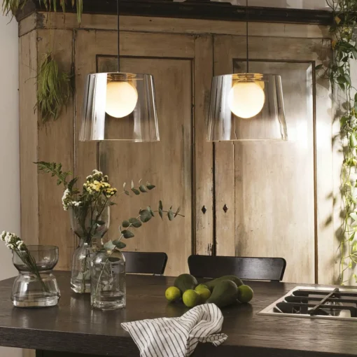 Ideallux Ideal Lux Fade suspension LED chrome-transparent| Suspensions Led|Suspensions