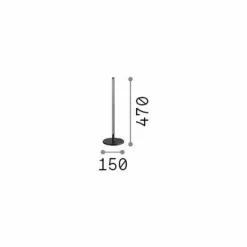Ideallux Ideal Lux lampe de table LED Filo, laiton, aluminium| Lampes À Poser Led|Lampes À Poser Et Lampes De Table