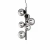 Ideallux Ideal Lux Perlage Suspension noir 6flg hauteur 52cm| Suspensions Led|Suspensions