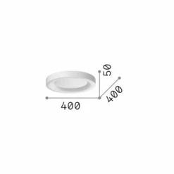 Ideallux Ideal Lux Plafonnier LED Planet, blanc, Ø 40 cm, métal| Plafonniers Led|Plafonniers